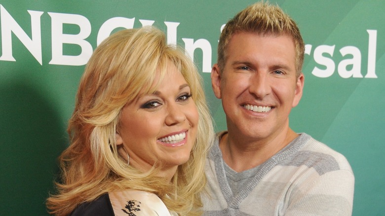 Julie Chrisley and Todd Chrisley on the red carpet
