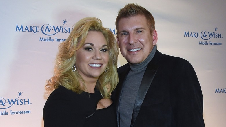 Julie Chrisley and Todd Chrisley on the red carpet