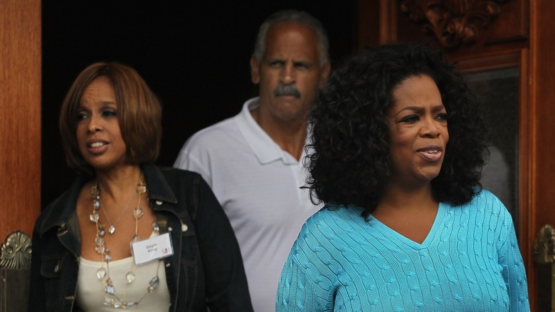 Gayle King, Stedman Graham, and Oprah Winfrey together