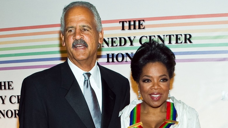 Stedman Graham with Oprah Winfrey on the red carpet