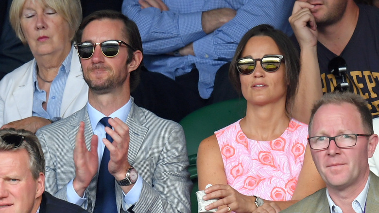 Pippa Middleton and James Matthews at an event