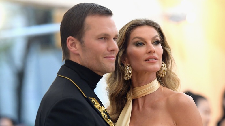 Tom Brady and Gisele Bundchen on the red carpet together