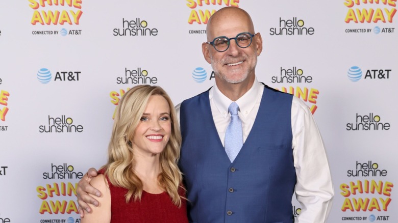 Reese Witherspoon and Harlan Coben on the red carpet