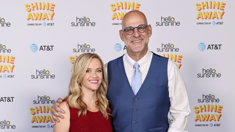 Reese Witherspoon and Harlan Coben on the red carpet