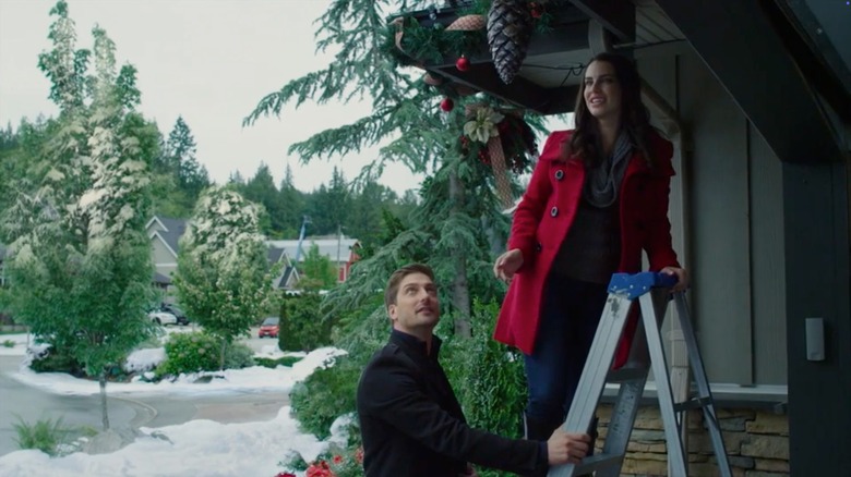 Jessica Lowndes and Daniel Lissing in "A December Bride"
