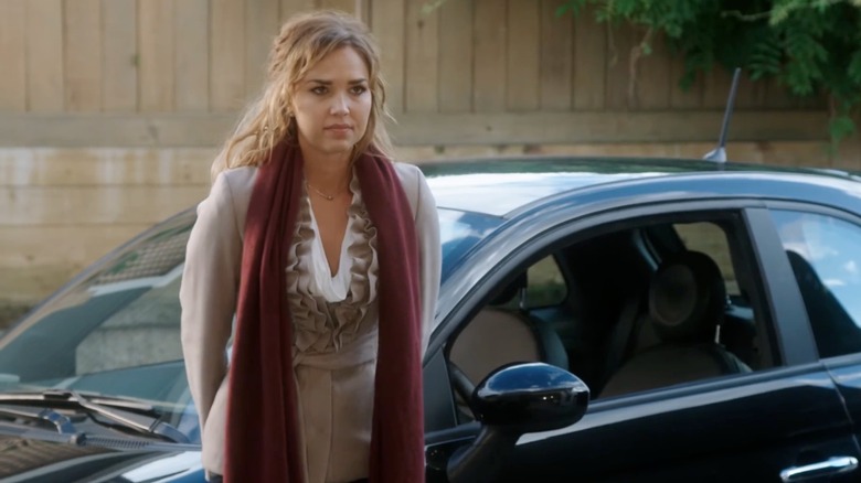 Arielle Kebbel as Jessie in "A Bride for Christmas"