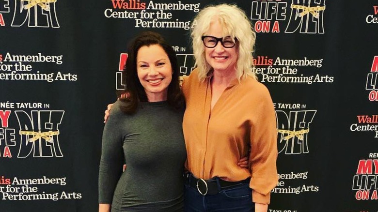 Fran Drescher and Lauren Lane