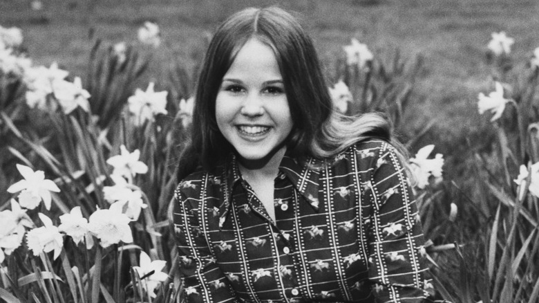 Linda Blair in Kensington Gardens, London, March 1974