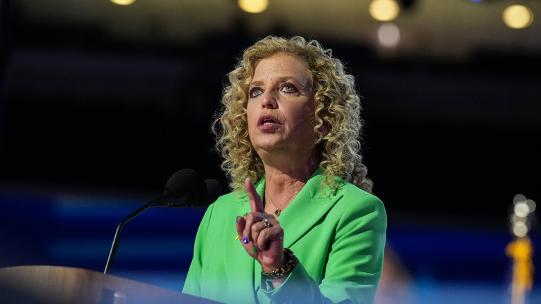 Florida Congresswoman Debbie Wasserman Schultz at the Democratic National Convention