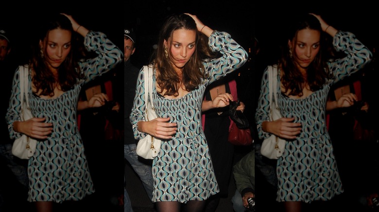 Kate Middleton is spotted on a night out in April 2007