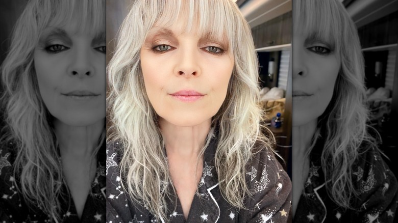Pat Benatar looks into the camera in 2025