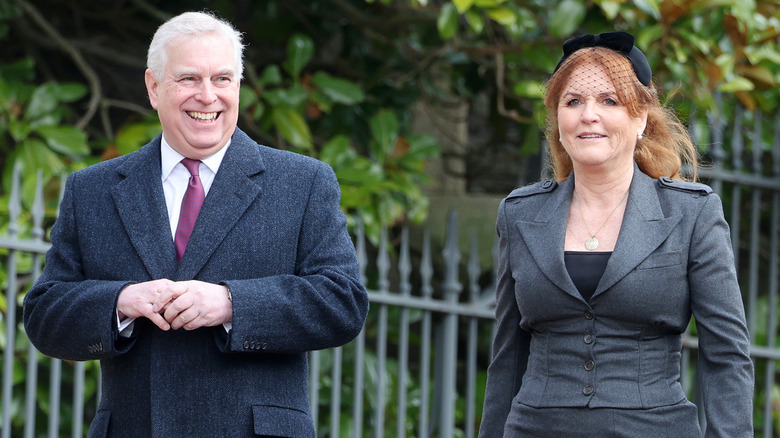 Andrew and Sarah Ferguson smiling