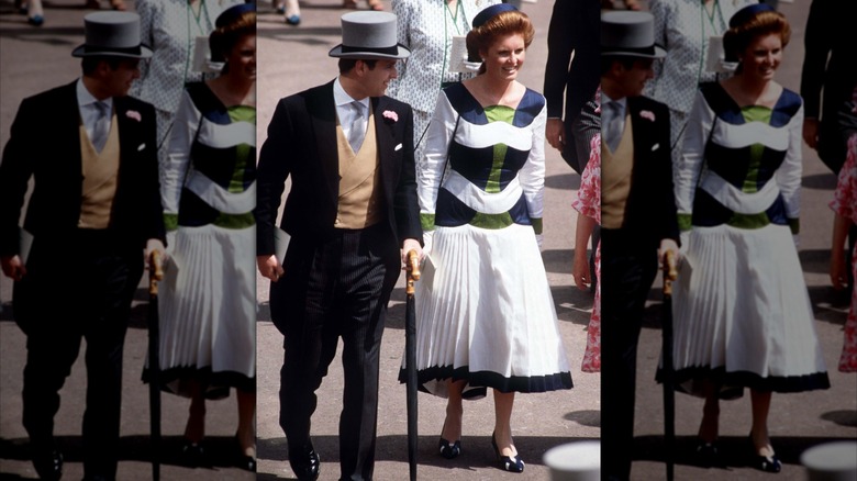 Sarah Ferguson and Prince Andrew at the Royal Ascot