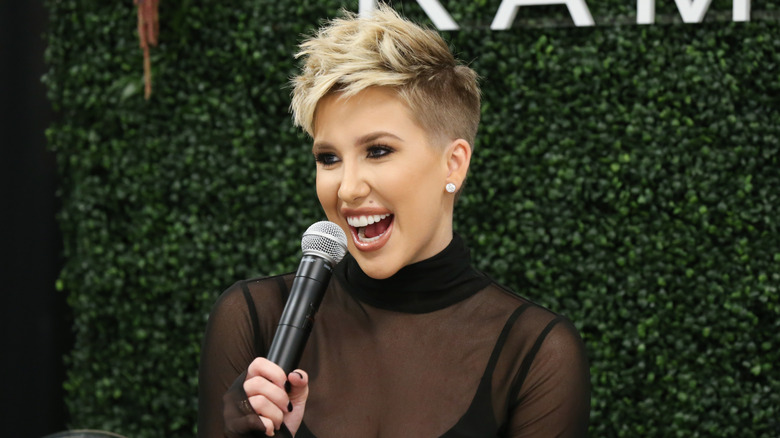 Savannah Chrisley speaking at the RNC