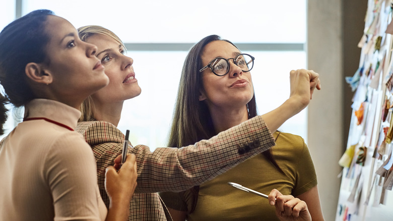 Women working together