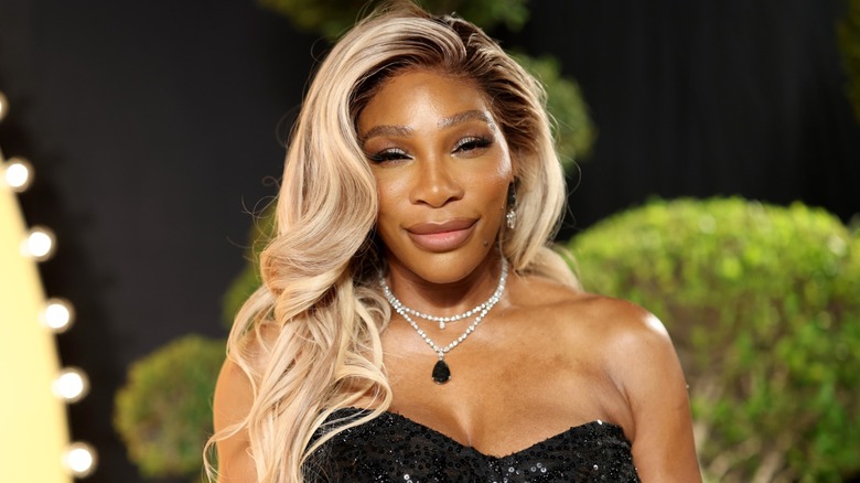 Serena Williams smiling