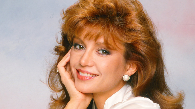 Victoria Principal poses for a portrait in 1985