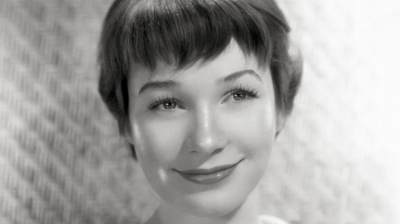 Shirley MacLaine pictured smiling in 1955
