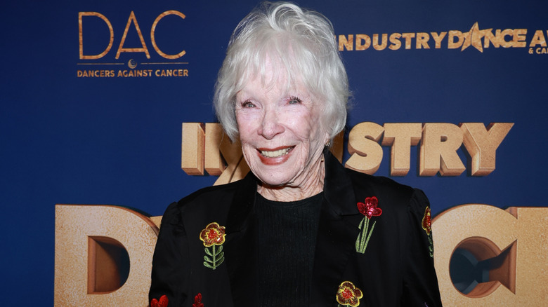 Shirley MacLaine smiles on the red carpet in 2023