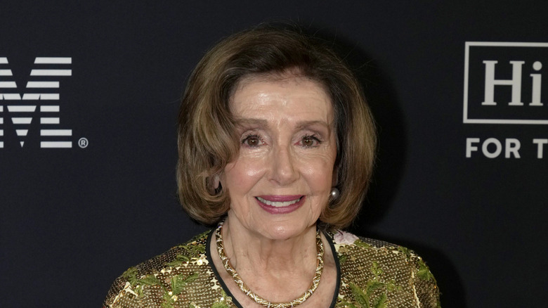 Nancy Pelosi smiling