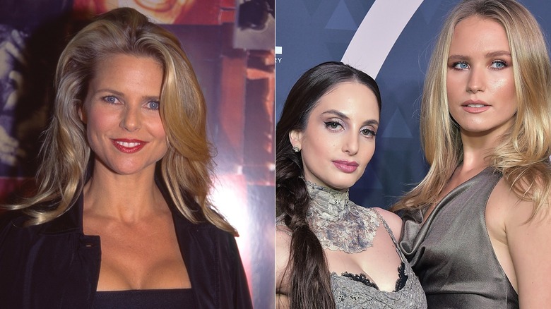 Side by side pics of Christie Brinkley and Alexa Joel and Sailor Brinkley-Cook
