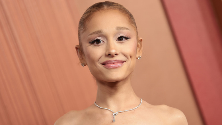 Ariana Grande attends the 97th Annual Oscars at Dolby Theatre on March 02, 2025