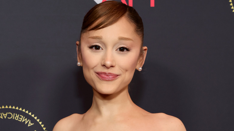 Ariana Grande smiles on the red carpet in 2026
