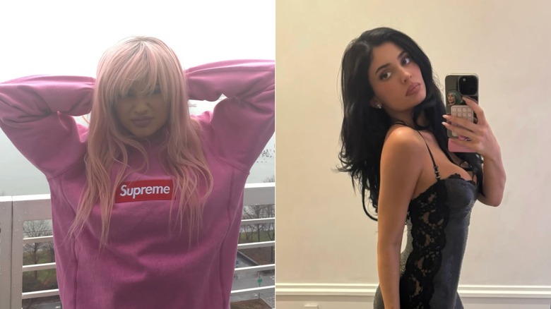 Kylie Jenner on Instagram in 2016 and again in 2026