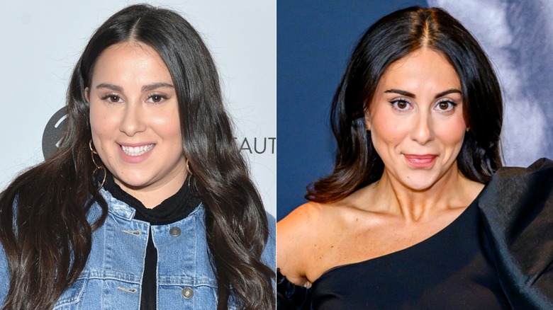 Claudia Oshry in 2017 and 2025, side-by-side photos
