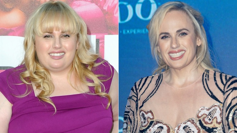 Rebel Wilson in 2011 and 2025, side-by-side photos