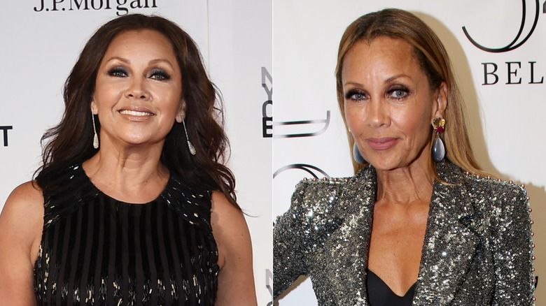 Side-by-side photos of Vanessa Williams before and after her weight loss