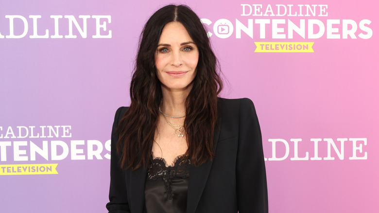 Courtney Cox at an event in a black blazer