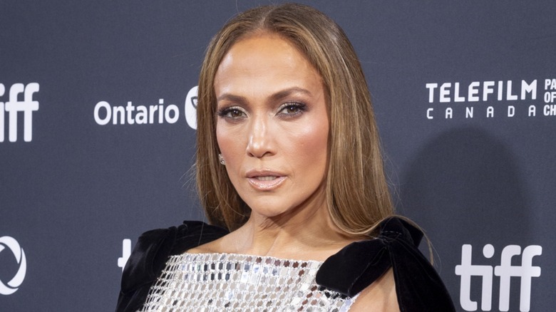 Jennifer Lopez on the red carpet