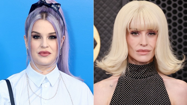 L: Kelly Osbourne at the Dior Men's Spring/Summer 2023 Collection on May 19, 2022 / R: Kelly Osbourne attends the 68th GRAMMY Awards on February 01, 2026 in Los Angeles, California