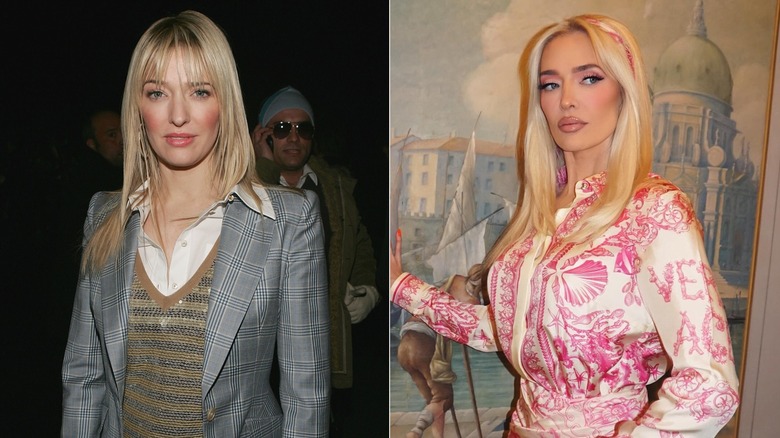 Erika Jayne in 2007 and 2025, side by side photos
