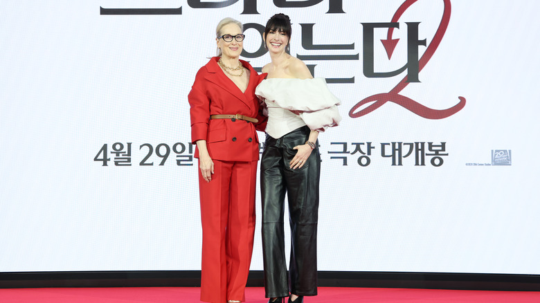 Meryl Streep and Anne Hathaway in Seoul