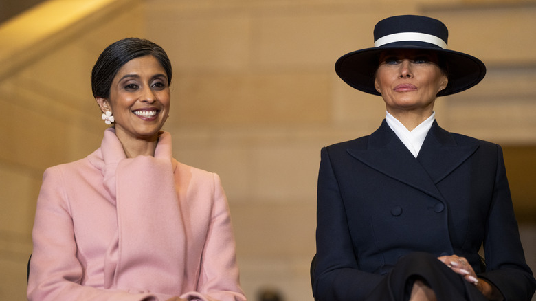melania trump and usha vance on inauguration day 2025