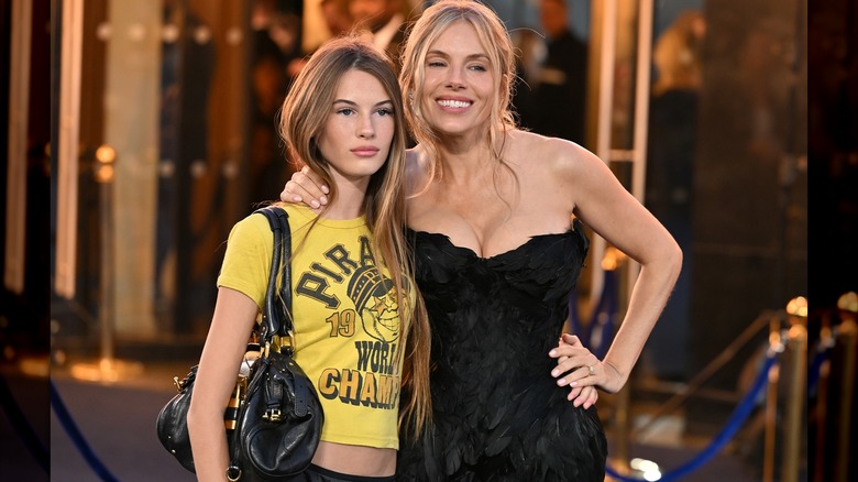 Marlowe Sturridge and Sienna Miller attend the 