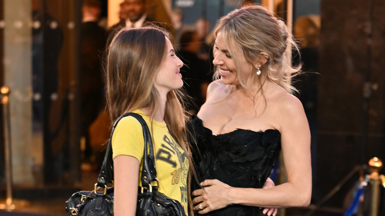 Marlowe Sturridge and Sienna Miller attend the "War" World premiere, 2026.