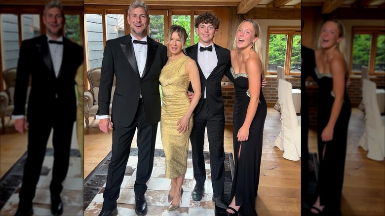 Ant Anstead, Renee Zellweger and Anstead's two oldest children