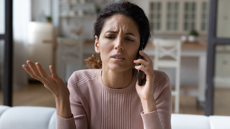 Woman consulting doctor