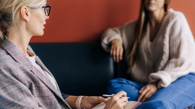 woman in therapy