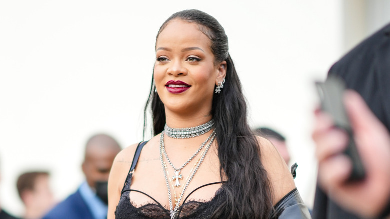 Rihanna smiling