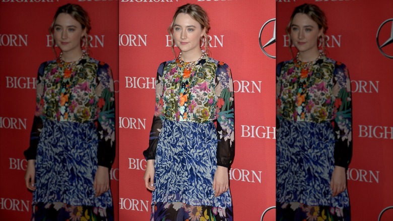 Saoirse Ronan posing