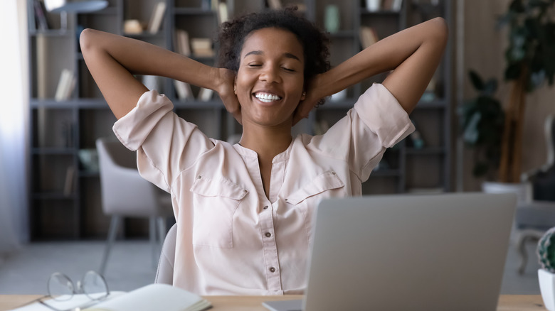 Finishing work day