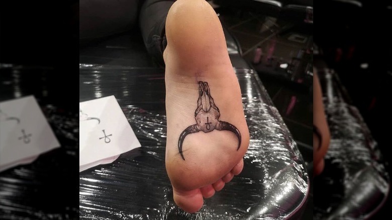 Sole tattoo