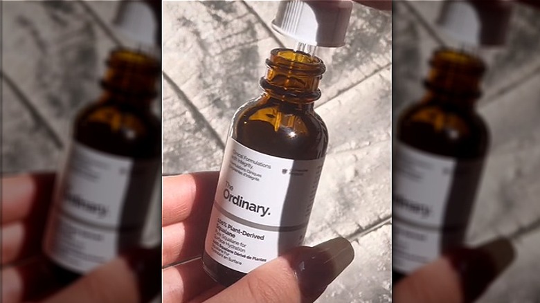 plant-based squalane bottle