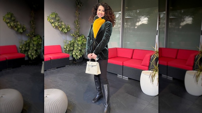 Faux fur scarf