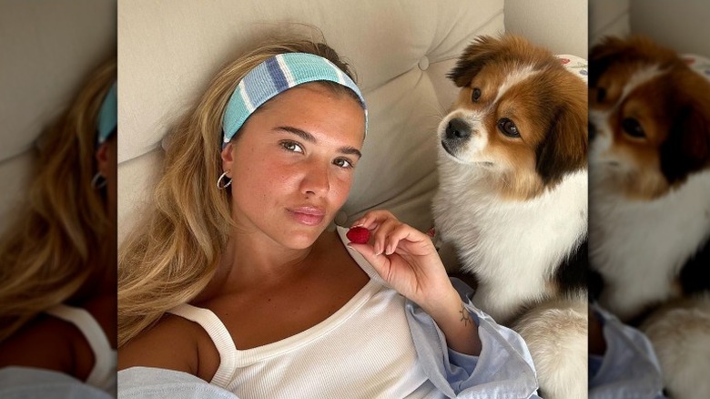 Woman posing for Seventeen Magazine