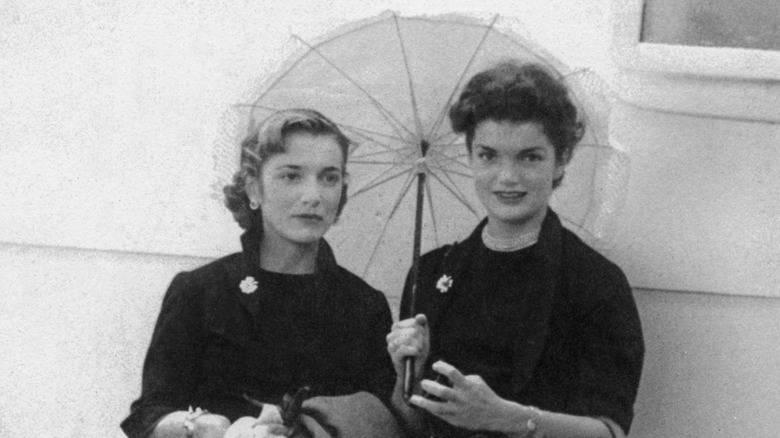 Caroline Lee Bouvier and Jacqueline Bouvier on September 15, 1951